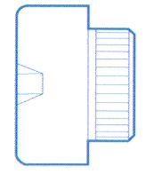 MINLOK är en nitmutter för tunnplåt med en inbyggd mekanisk låsning